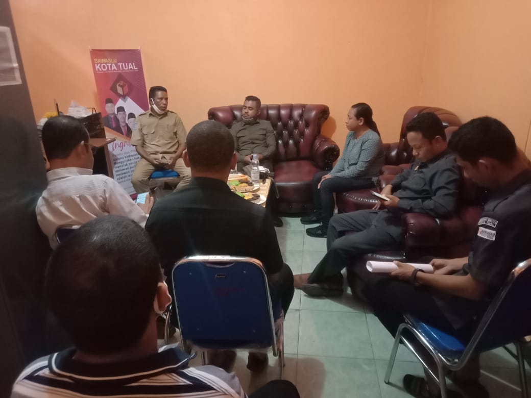 Bawaslu Kota Tual Mendapatkan Kujungan Supervisi, dari Tim Humas Bawaslu Provinsi Maluku