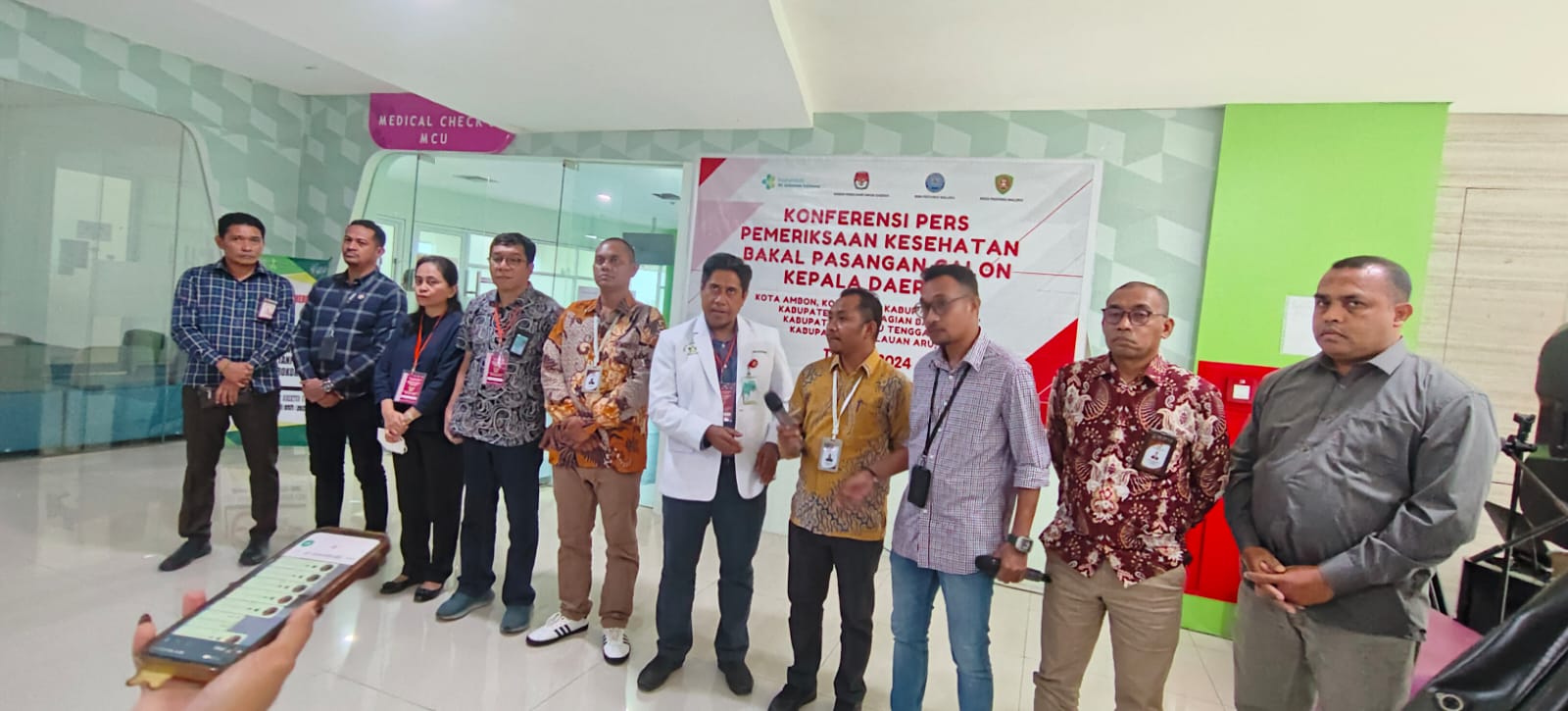Pengawasan Pemeriksaan Kesehatan Calon Walikota dan Wakil Walikota Tual