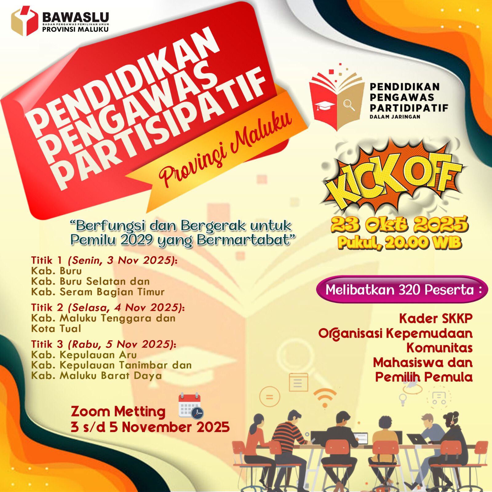 Pendidikan Pengawasan Partisipatif (P2P) Bawaslu Kota Tual