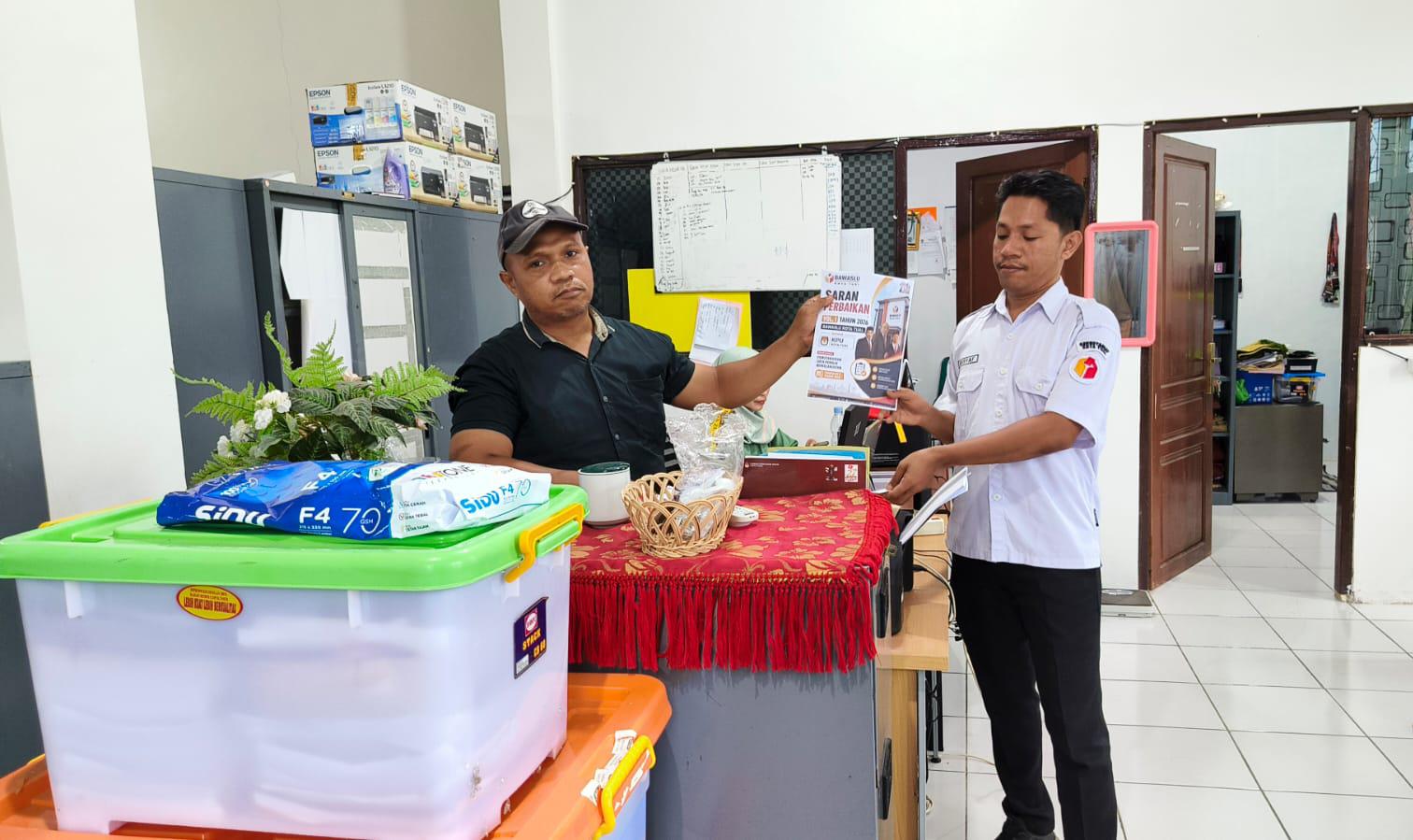 Kawal Hak Pilih, Bawaslu Tual Layangkan Imbauan dan Saran Perbaikan ke KPU