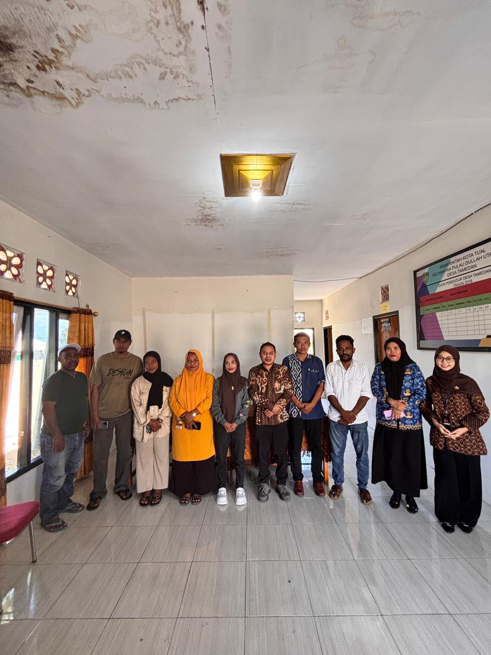 Bawaslu Kota Tual Gelar Konsolidasi Demokrasi di Kantor Desa Tamedan