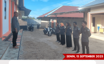Bawaslu Kota Tual Gelar Apel Rutin yang Dipimpin Ketua Bawaslu Kota Tual