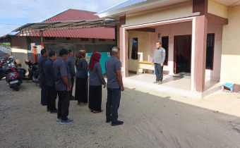 Apel Pagi Bawaslu Kota Tual Tekankan Disiplin dan Kekompakan Tim