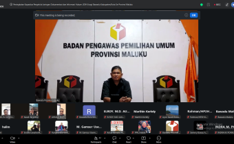 Perkuat Pengelolaan Dokumen Hukum, Bawaslu Tual Ikuti Zoom Peningkatan Kapasitas JDIH